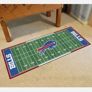 Buffalo Bills Football Field Runner Mat - 72"x30" NFL Licensed Rug Gift Carpet